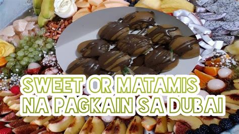 Other terms of matamis na pagkain